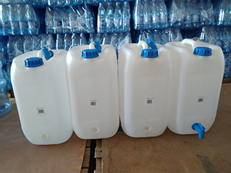 Gallon bottles, Jerry-cans, PET Bottles